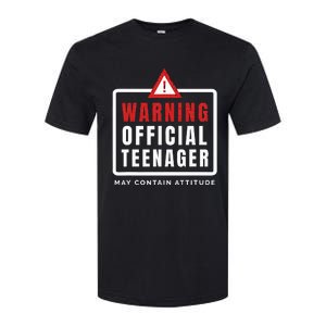 Warning Nager Birthday 13 Year Old Softstyle CVC T-Shirt