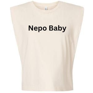 Womens NEPO BABY Funny Celebrity Women Nepotism Baby Garment-Dyed Women's Muscle Tee