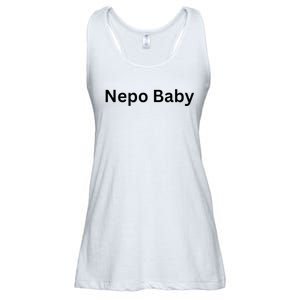 Womens NEPO BABY Funny Celebrity Women Nepotism Baby Ladies Essential Flowy Tank