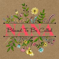 Wildflower Nana Blessed To Be Called Nana Cotton Canvas Backpack