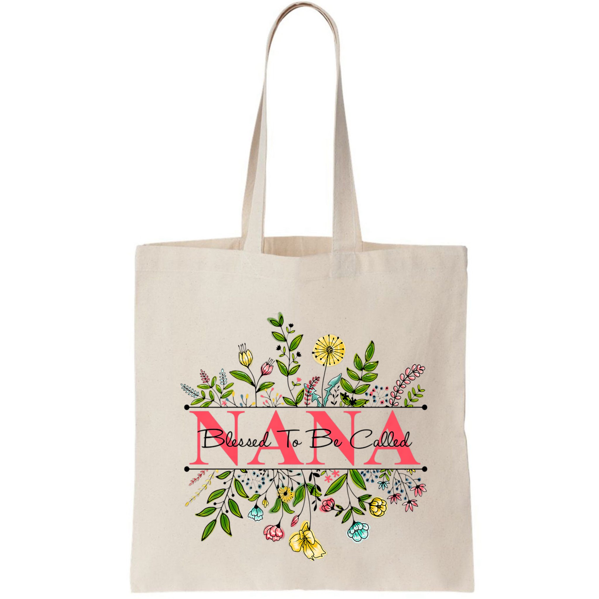 Wildflower Nana Blessed To Be Called Nana Bag