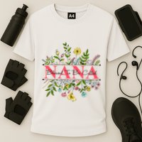 Wildflower Nana Blessed To Be Called Nana Cooling Performance Crew T-Shirt