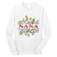 Wildflower Nana Blessed To Be Called Nana Long Sleeve Shirt