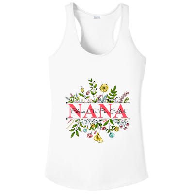 Wildflower Nana Blessed To Be Called Nana Ladies PosiCharge Competitor Racerback Tank