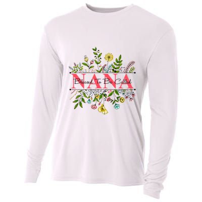 Wildflower Nana Blessed To Be Called Nana Cooling Performance Long Sleeve Crew