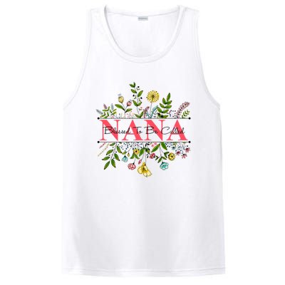 Wildflower Nana Blessed To Be Called Nana PosiCharge Competitor Tank