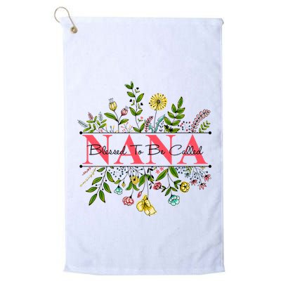 Wildflower Nana Blessed To Be Called Nana Golf Towel