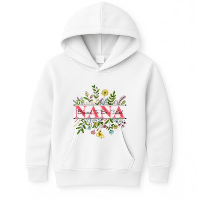 Wildflower Nana Blessed To Be Called Nana Kids Hoodie