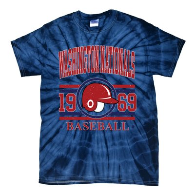 Washington Nationals Baseball Team Lover Supporter Tie-Dye T-Shirt