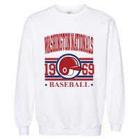 Washington Nationals Baseball Team Lover Supporter Garment-Dyed Sweatshirt