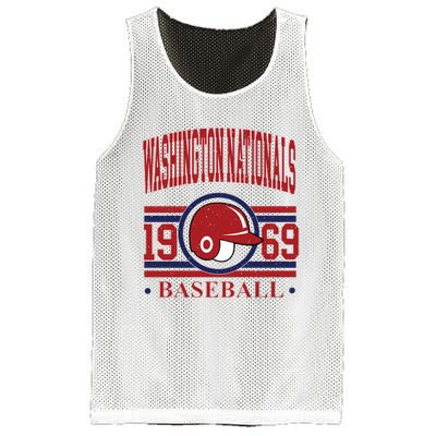 Washington Nationals Baseball Team Lover Supporter Mesh Reversible Basketball Jersey Tank