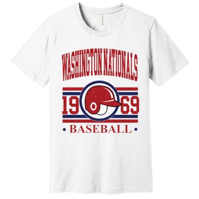 Washington Nationals Baseball Team Lover Supporter Premium T-Shirt