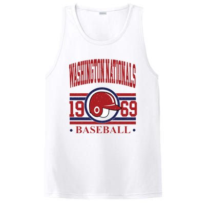 Washington Nationals Baseball Team Lover Supporter PosiCharge Competitor Tank