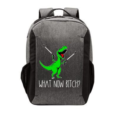 What Now Bitch Funny T Rex Dinosaur Vector Backpack