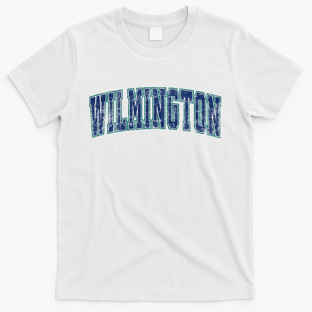 Wilmington North Carolina Nc Vintage Athletic Sports T-Shirt