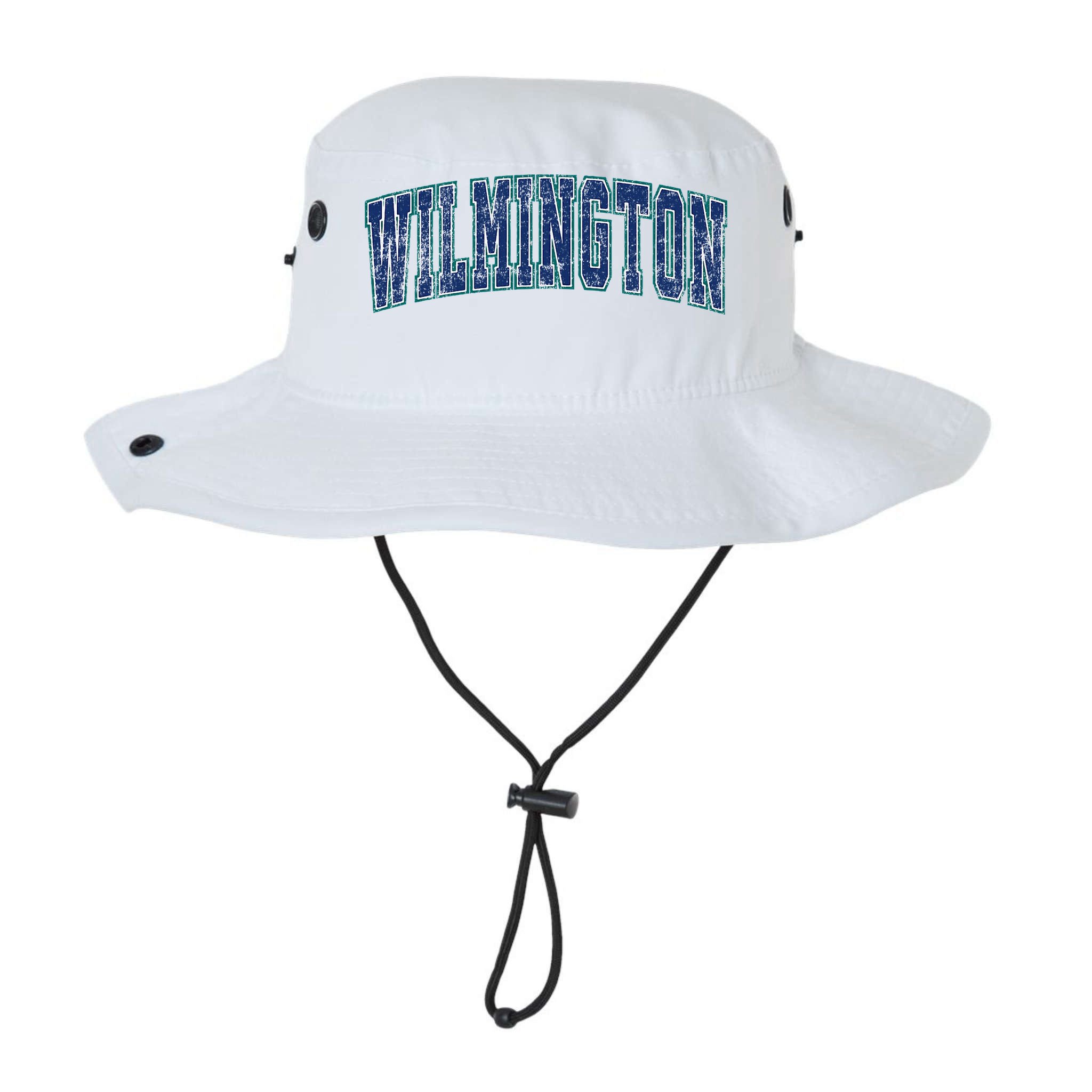 Wilmington North Carolina Nc Vintage Athletic Sports Bucket Hat