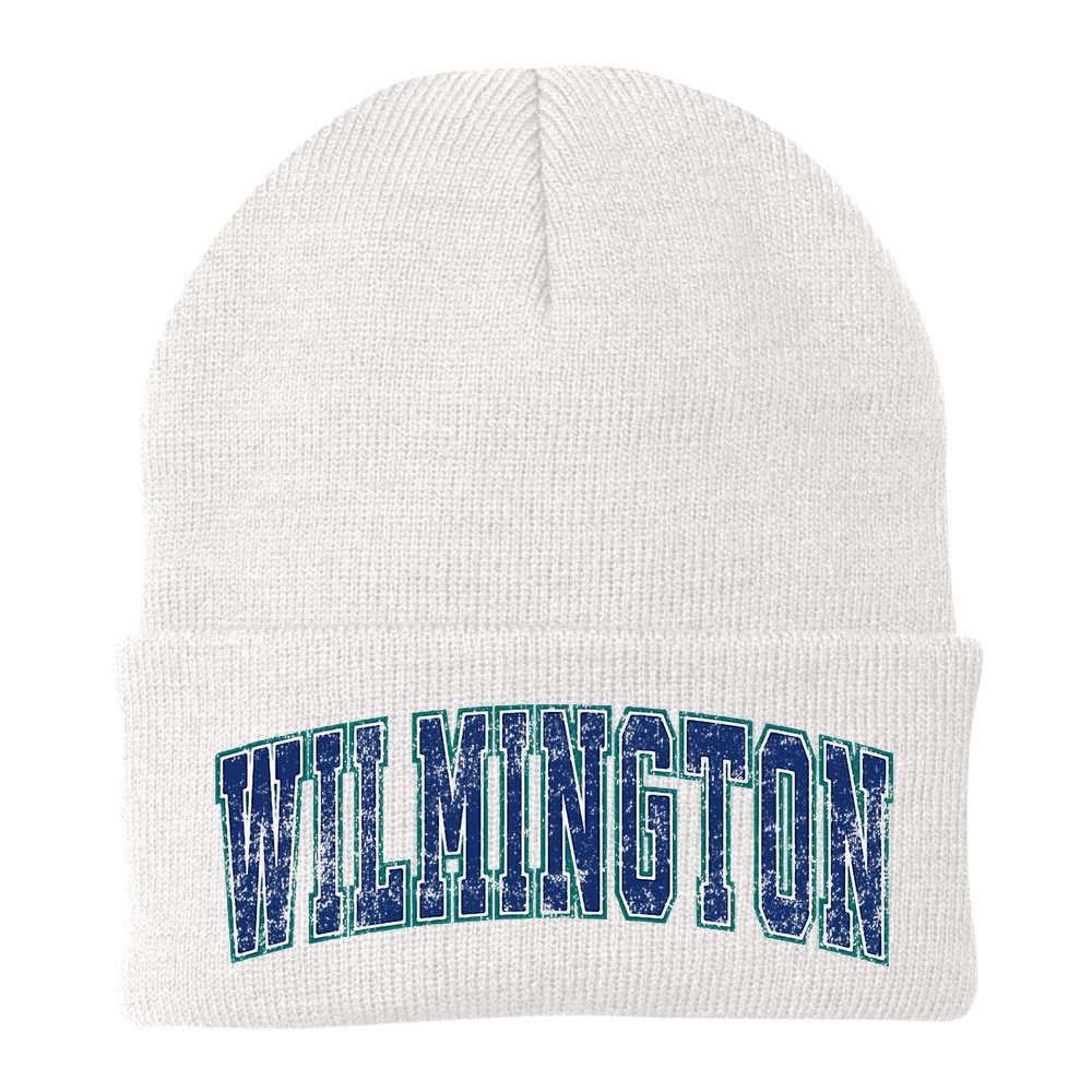 Wilmington North Carolina Nc Vintage Athletic Sports Beanie