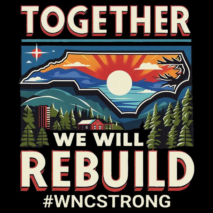 Western North Carolina Together We Will Rebuild Wnc Strong Doggie Tank