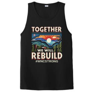 Western North Carolina Together We Will Rebuild Wnc Strong PosiCharge Competitor Tank