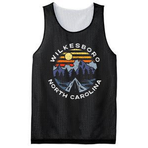 Wilkesboro North Carolina Mountains Vacation Souvenir Mesh Reversible Basketball Jersey Tank