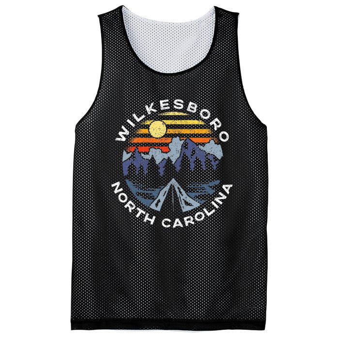 Wilkesboro North Carolina Mountains Vacation Souvenir Mesh Reversible Basketball Jersey Tank