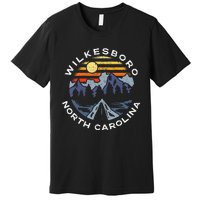 Wilkesboro North Carolina Mountains Vacation Souvenir Premium T-Shirt