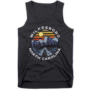 Wilkesboro North Carolina Mountains Vacation Souvenir Tank Top