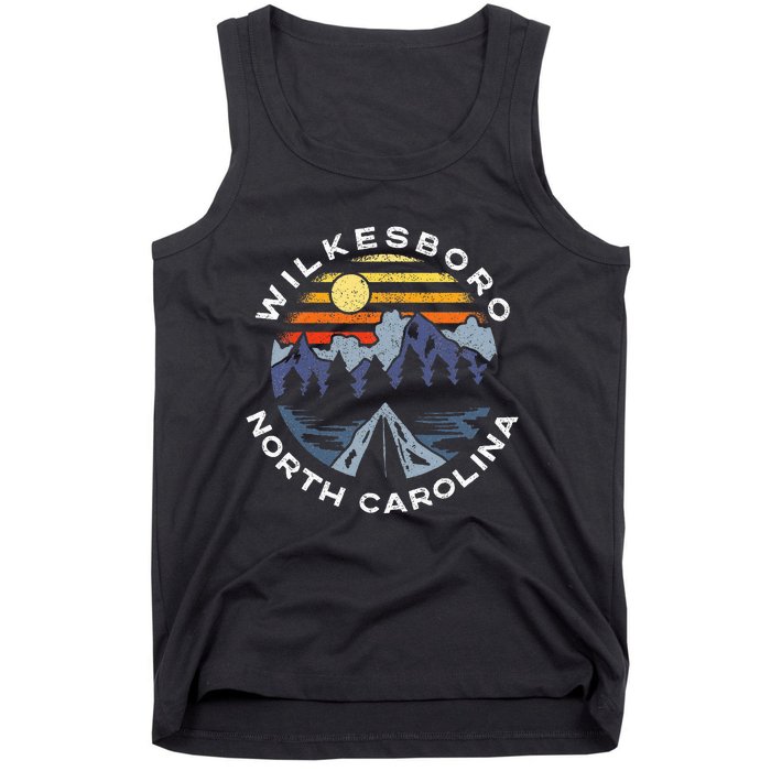 Wilkesboro North Carolina Mountains Vacation Souvenir Tank Top