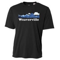 Weaverville North Carolina Blue Ridge Mountains Nc Cooling Performance Crew T-Shirt