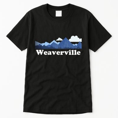 Weaverville North Carolina Blue Ridge Mountains Nc Tall T-Shirt