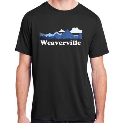 Weaverville North Carolina Blue Ridge Mountains Nc Adult ChromaSoft Performance T-Shirt