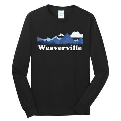 Weaverville North Carolina Blue Ridge Mountains Nc Tall Long Sleeve T-Shirt