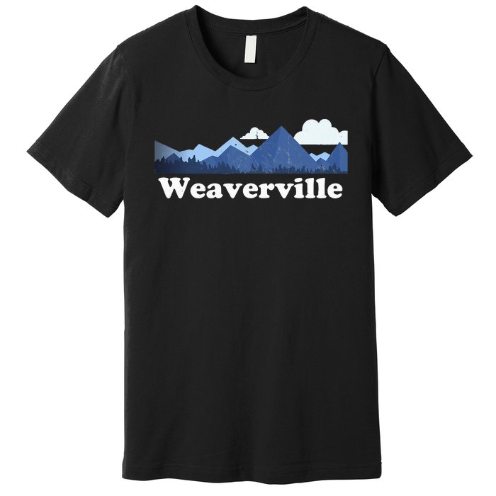 Weaverville North Carolina Blue Ridge Mountains Nc Premium T-Shirt