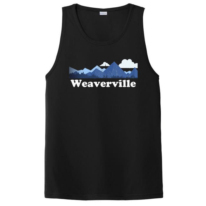 Weaverville North Carolina Blue Ridge Mountains Nc PosiCharge Competitor Tank