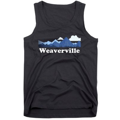 Weaverville North Carolina Blue Ridge Mountains Nc Tank Top