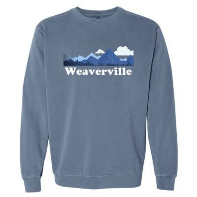 Weaverville North Carolina Blue Ridge Mountains Nc Garment-Dyed Sweatshirt