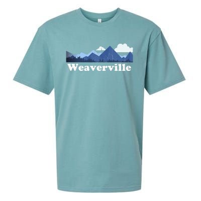 Weaverville North Carolina Blue Ridge Mountains Nc Sueded Cloud Jersey T-Shirt