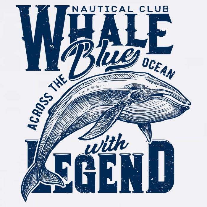 Whale Nautical Club Across The Blue Ocean With Legend Cooling Performance Crew T-Shirt
