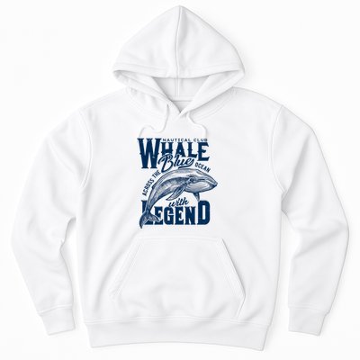 Whale Nautical Club Across The Blue Ocean With Legend Hoodie