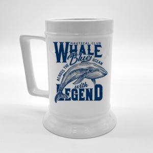 Whale Nautical Club Across The Blue Ocean With Legend Beer Stein