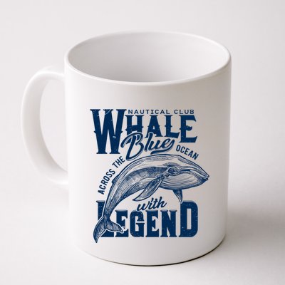 Whale Nautical Club Across The Blue Ocean With Legend Mug