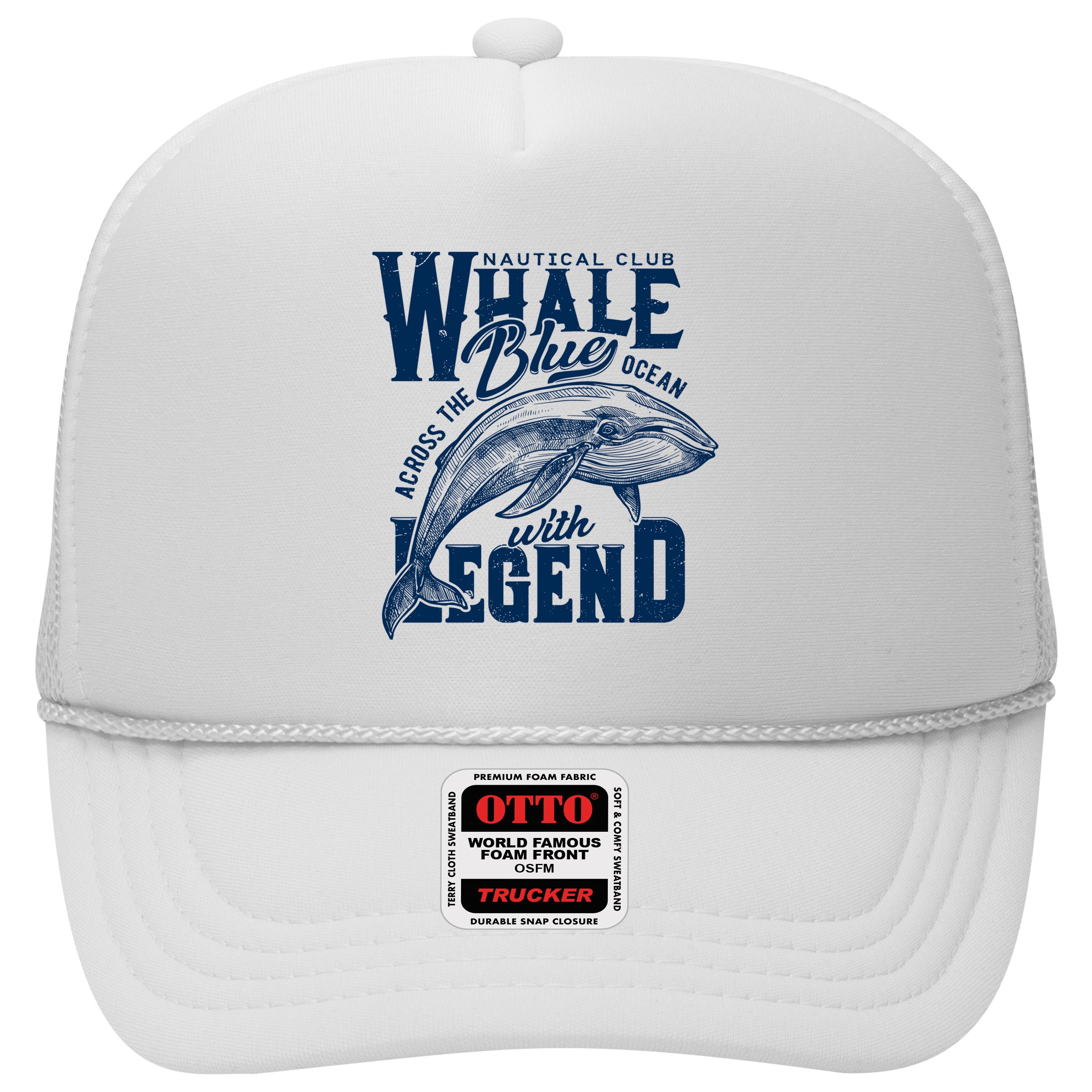 Whale Nautical Club Across The Blue Ocean With Legend Hat