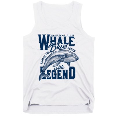 Whale Nautical Club Across The Blue Ocean With Legend Tank Top