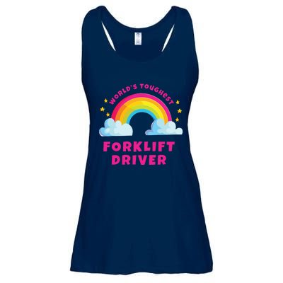 Worlds Nicest Forklift Driver Shirts Sarcastic Forklift Ladies Essential Flowy Tank