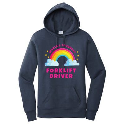 Worlds Nicest Forklift Driver Shirts Sarcastic Forklift Women's Pullover Hoodie