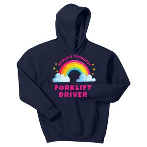 Worlds Nicest Forklift Driver Shirts Sarcastic Forklift Kids Hoodie