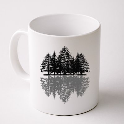 Wildlife Nature Forest Trees Reflection Outdoor Forest Coffee Mug