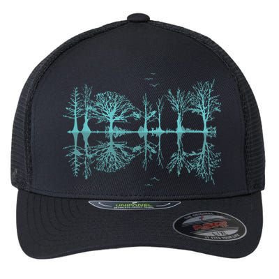 Wildlife Nature Forest Trees Reflection Outdoor Forest Flexfit Unipanel Trucker Cap