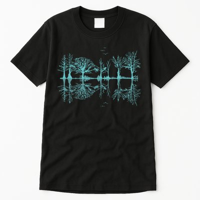 Wildlife Nature Forest Trees Reflection Outdoor Forest Tall T-Shirt