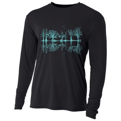 Wildlife Nature Forest Trees Reflection Outdoor Forest Cooling Performance Long Sleeve Crew